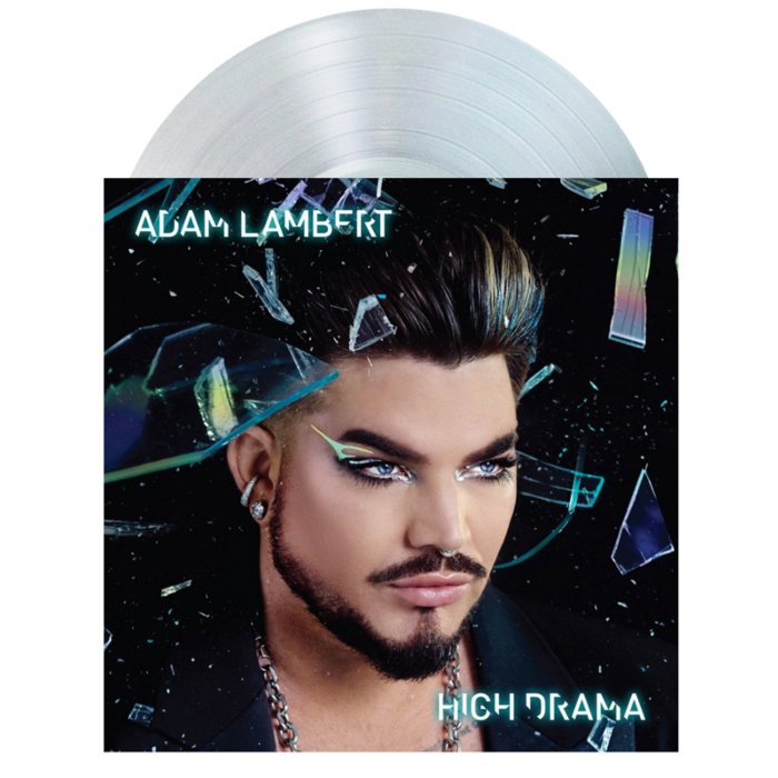 Adam Lambert High Drama LP Vinyl Record Clear Vinyl By Warner Music