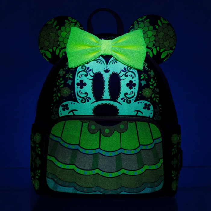 NWT Loungefly Disney Minnie Sugar Skull Mini Backpack shops