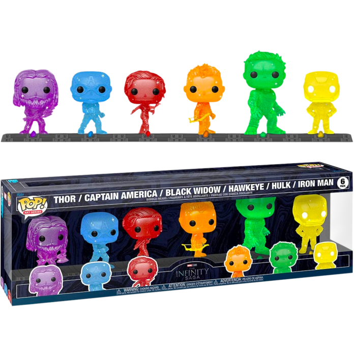 Funko Pops All 6 Infinity Saga 2024 including (Thanos) - 7 Pops Total