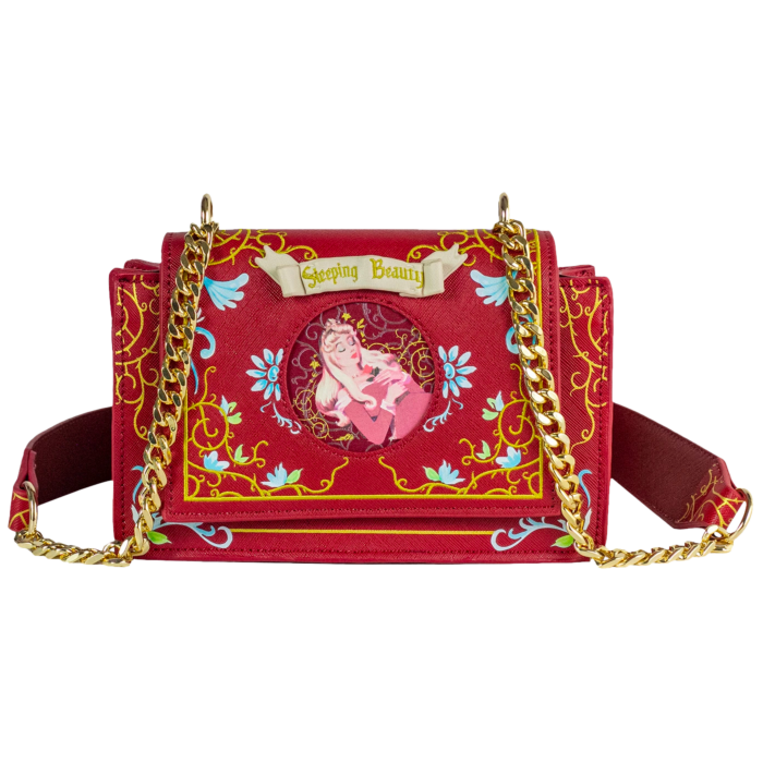 Sleeping Beauty 1959 Baroque 8 Faux Leather Crossbody Handbag by Danielle Nicole Popcultcha