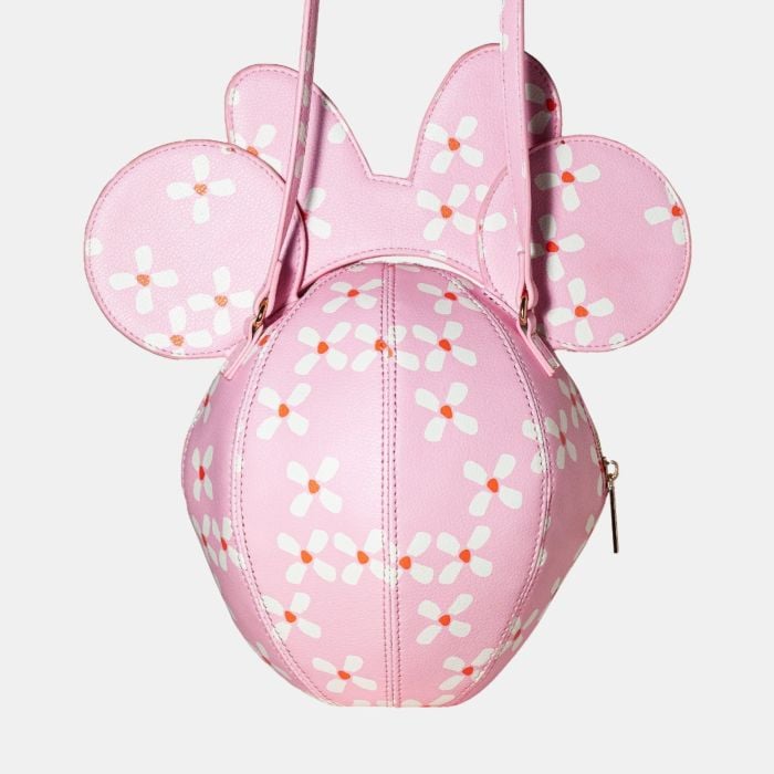 Mickey Mouse - Minnie Mouse 3D Floral Head 11” Faux Leather Crossbody  Handbag by Danielle Nicole | Popcultcha