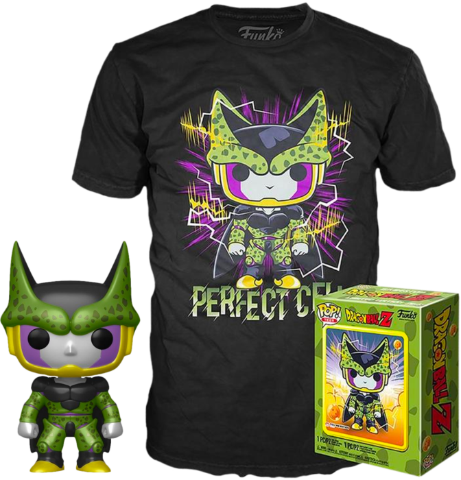 Funko Pop! shops DBZ Perfect Cell #14 Metallic (GameStop) L