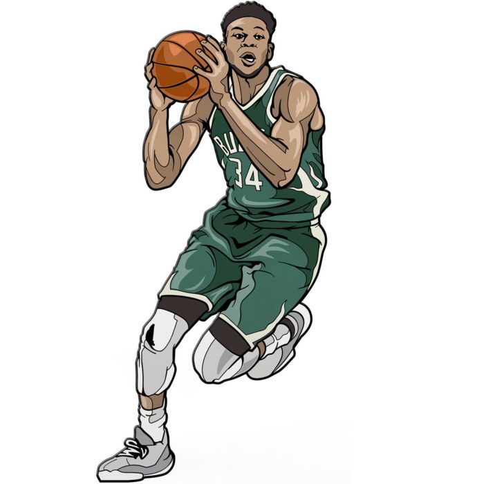 Giannis antetokounmpo Figpin Artist popular proof AP basketball