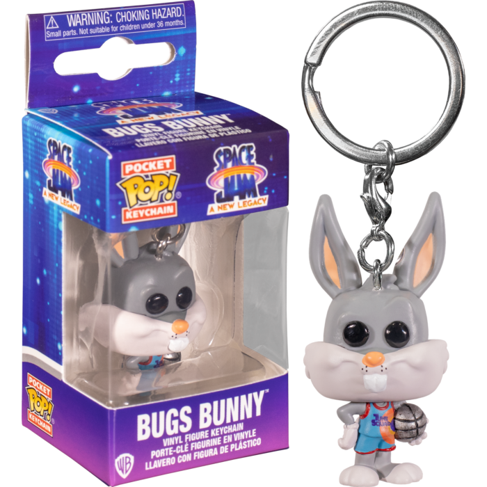 Space Jam 2 A New Legacy Bugs Bunny Funko Pocket Pop Vinyl Keychain Popcultcha