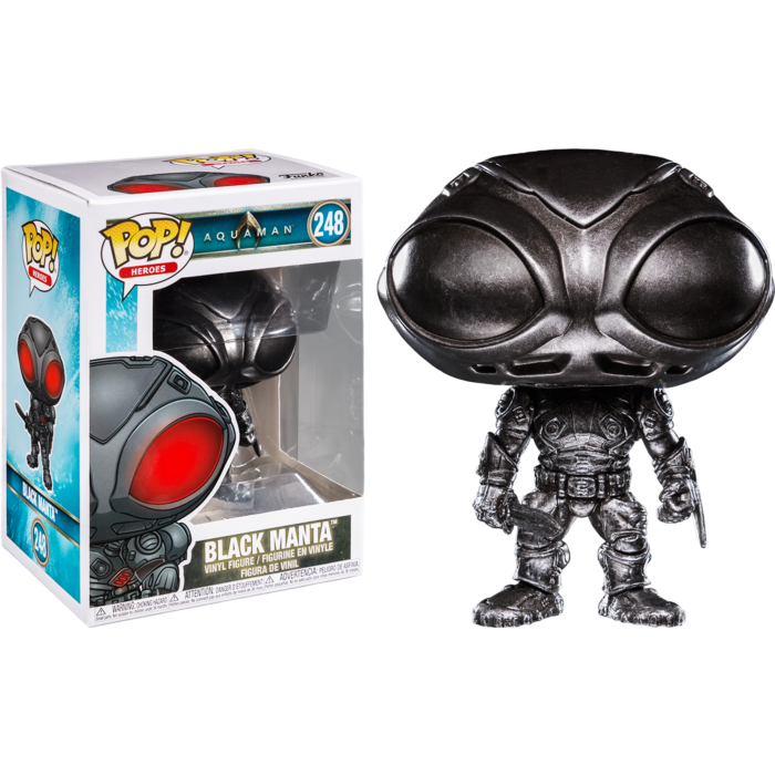 Aquaman (2018) | Black Manta Flat Black Funko Pop! Vinyl Figure ...