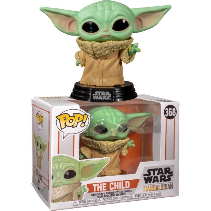 Star Wars: The Mandalorian | The Child (Baby Yoda) Funko Pop! Vinyl ...