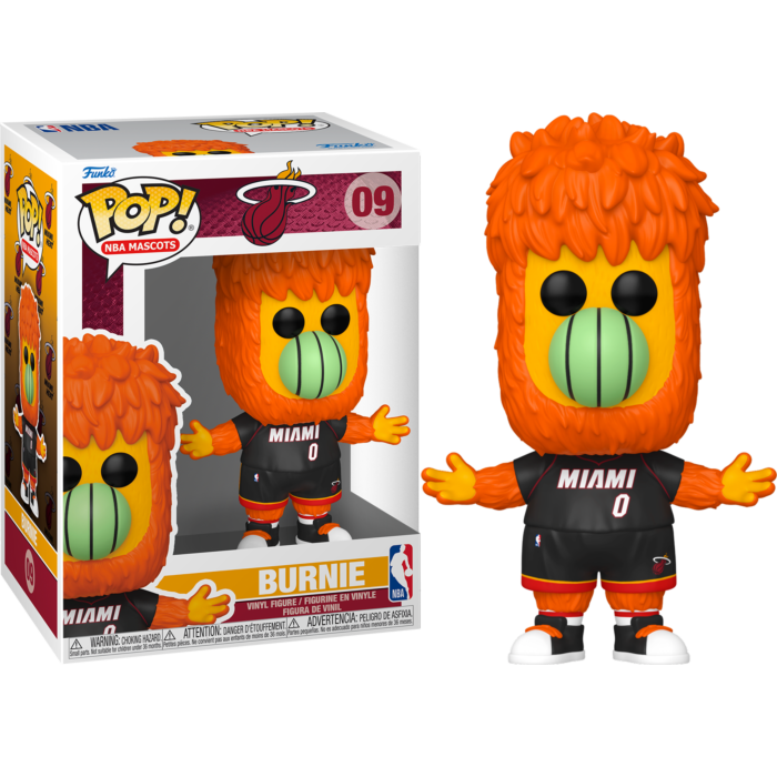 NBA: Mascots - Burnie (Miami Heat) Pop! Vinyl Figure By Funko | Popcultcha