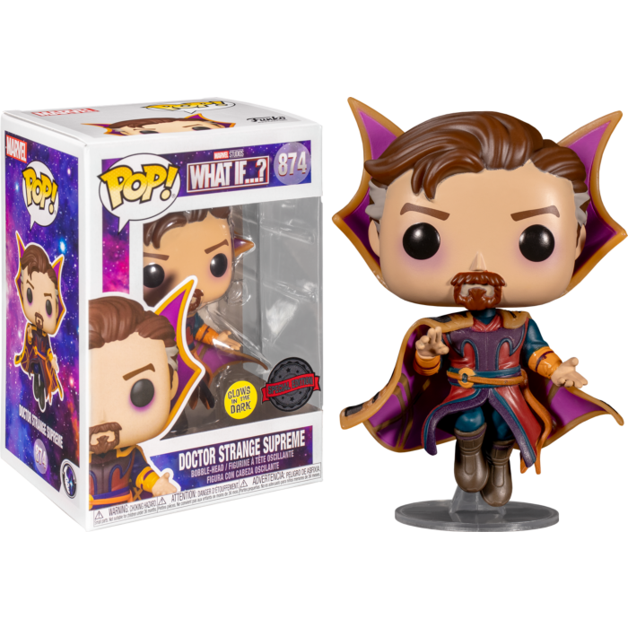 What If…? | Doctor Strange Supreme Glow in the Dark Funko Pop! Vinyl ...