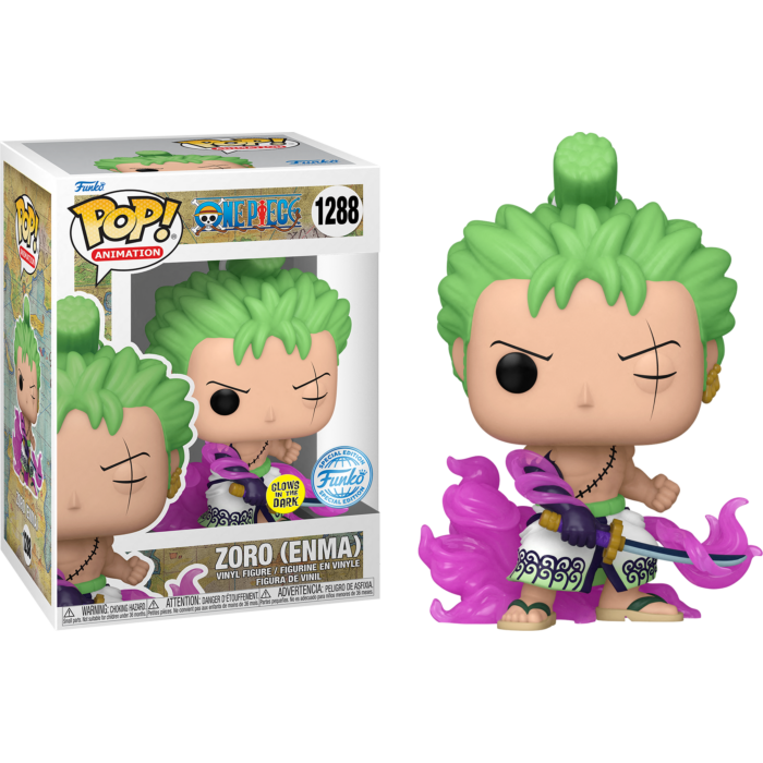 One Piece | Roronoa Zoro with Enma Glow in the Dark Pop! Vinyl Figure ...