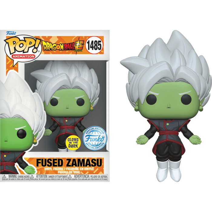 Dragon Ball Super Fused Zamasu Glow In The Dark Pop Vinyl Figure Popcultcha Exclusive By 