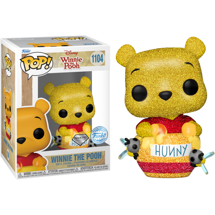 Winnie the Pooh - Winnie the Pooh in Honey Pot Diamond Glitter Pop ...