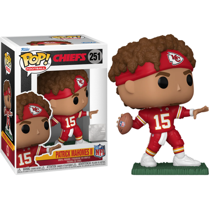 NFL Football - Patrick Mahomes II Chiefs Pop! Vinyl Figure by Funko ...