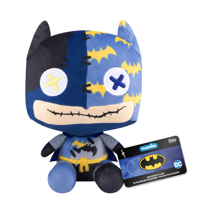 DC Comics - Patchwork Batman Pop! Plush by Funko | Popcultcha