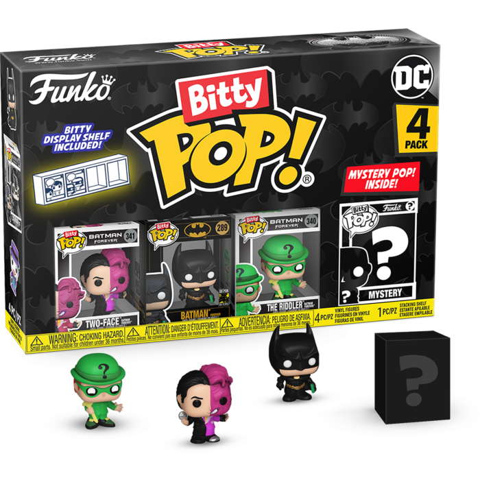 Batman - Batman, Two-Face, The Riddler & Mystery Series 04 Bitty Pop ...