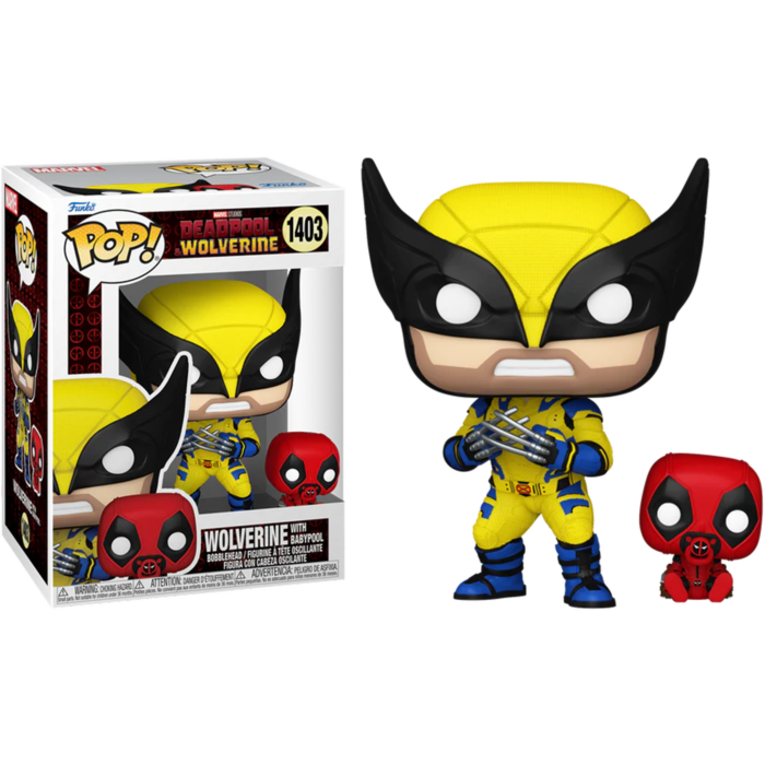 Deadpool & Wolverine (2024) - Wolverine with Babypool Pop! Vinyl Figure ...