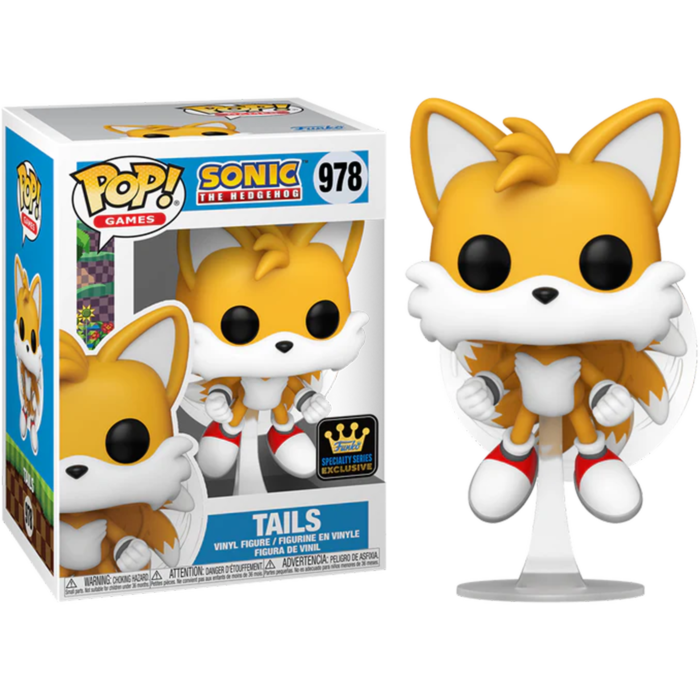 Sonic the Hedgehog - Tails (Flying) Pop! Vinyl Figure by Funko | Popcultcha