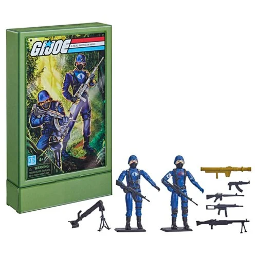 G.I. Joe - Cobra Officer & Cobra Trooper Retro Collection 3.75” Action  Figure 2-Pack by Hasbro | Popcultcha