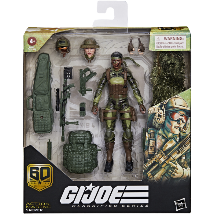 G.I. Joe - Action Marine Sniper 60th Anniversary Classified Series ...