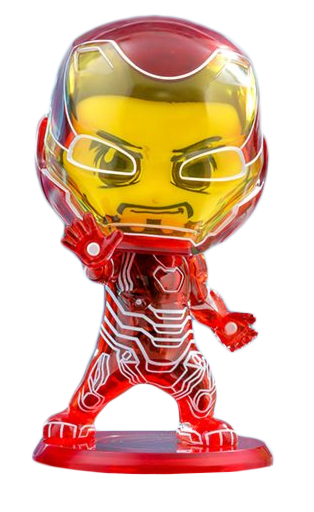 Avengers 3 Infinity War Iron Man Mark L 50 Holographic Version Cosbaby 3.75 Hot Toys Bobble Head Figure by Hot Toys Popcultcha