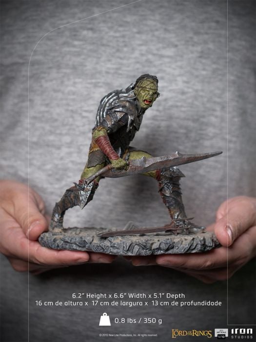 The Lord of the Rings | Moria Orc Swordsman 1/10th Scale Statue by Iron  Studios | Popcultcha