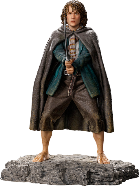 The Lord of the Rings - Pippin 1/10th Scale Statue by Iron Studios ...