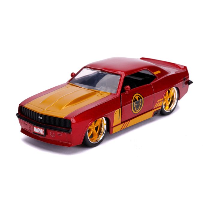 Iron Man 1969 Chevy Camaro SS 1 32 Scale Hollywood Rides Die Cast Vehicle Replica by Jada Toys Popcultcha