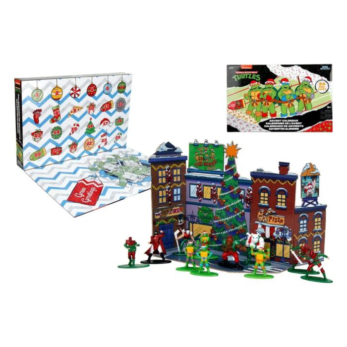 (NEW) TEENAGE MUTANT NINJA TURTLES MEGA BLOKS ADVENT good CALENDAR