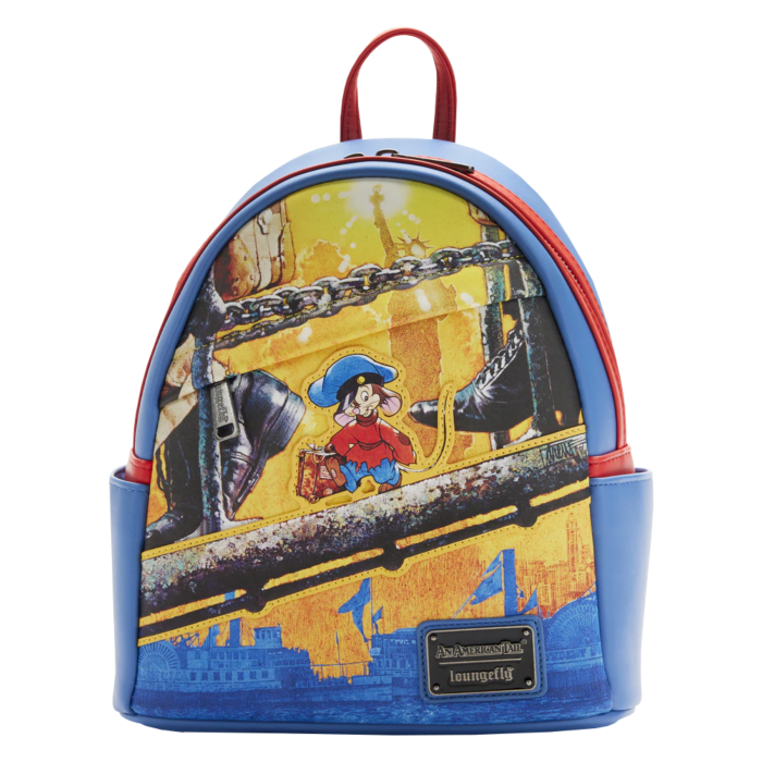 An American Tail Fievel 10 Faux Leather Mini Backpack by Loungefly Popcultcha