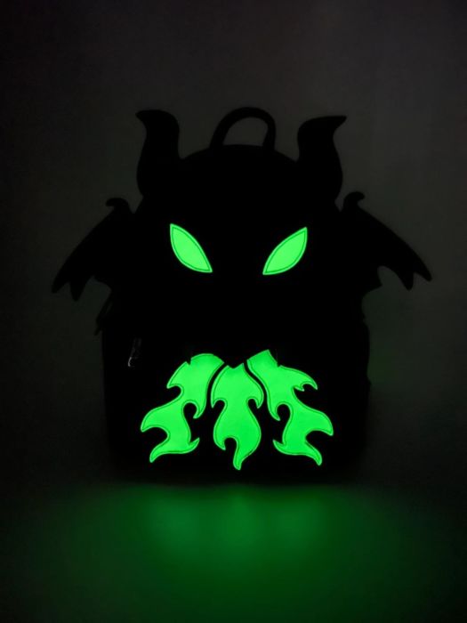 Loungefly Disney Villains outlet Maleficent Dragon Glow in the Dark Mini Backpack