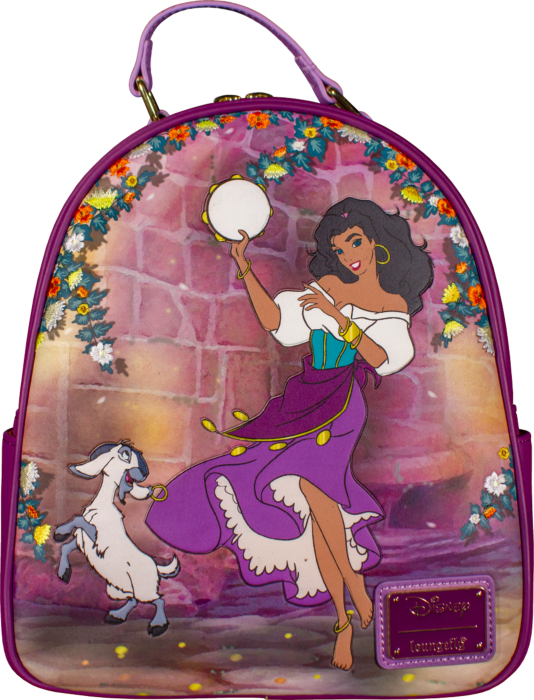 Loungefly The 2024 Hunchback of Notre Dame Esméralda Cosplay Mini Backpack