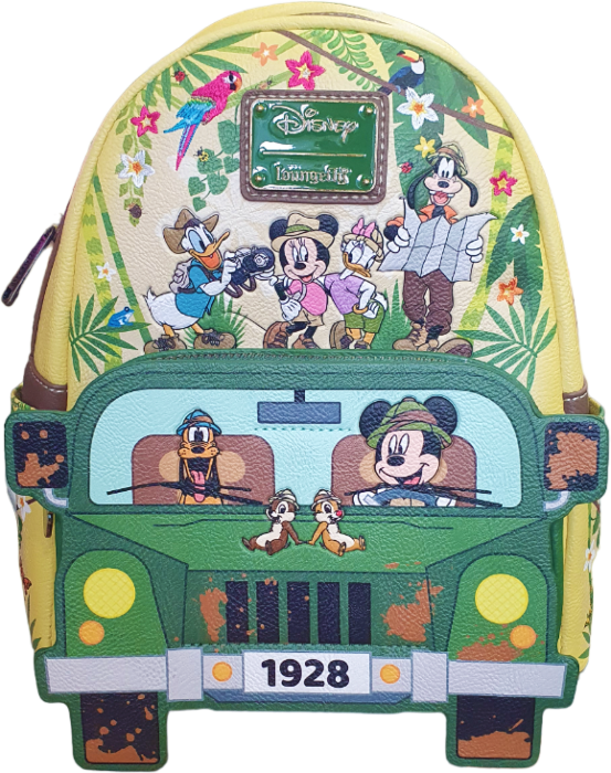 Mickey Mouse, Pluto, Donald Duck, and Goofy Best Friends Loungefly 2024 Backpack