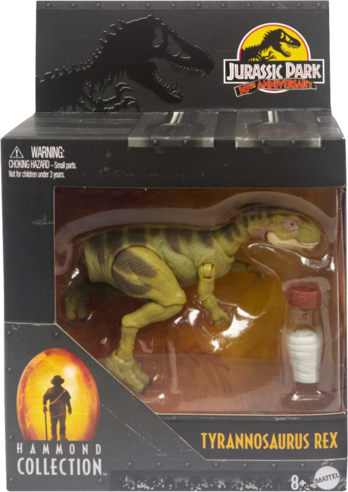 Mattel Jurassic Park Hammond Collection T-Rex 2024 with 3.75 in Action Figure