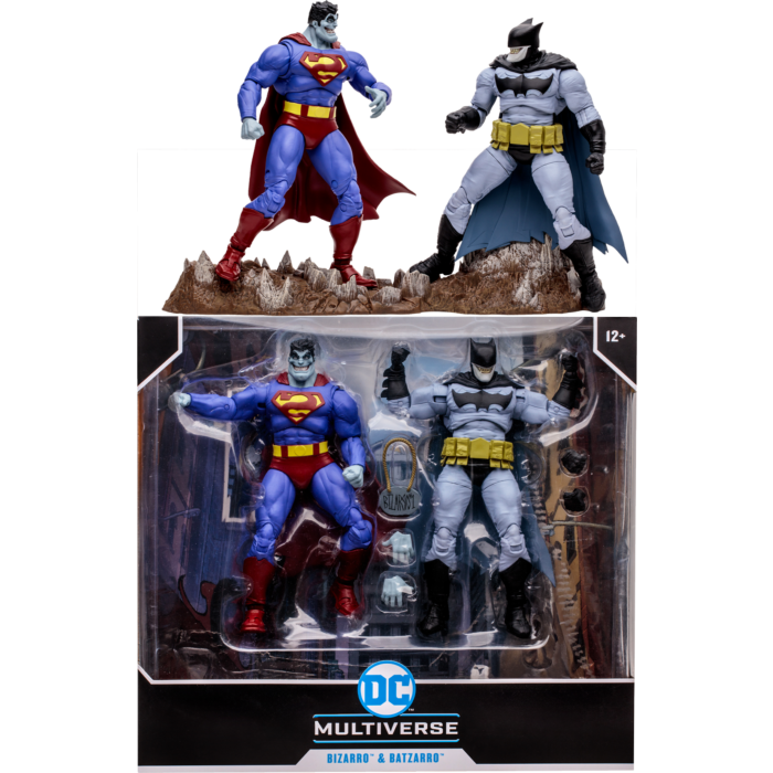 Superman - Bizarro & Batzarro DC Multiverse 7