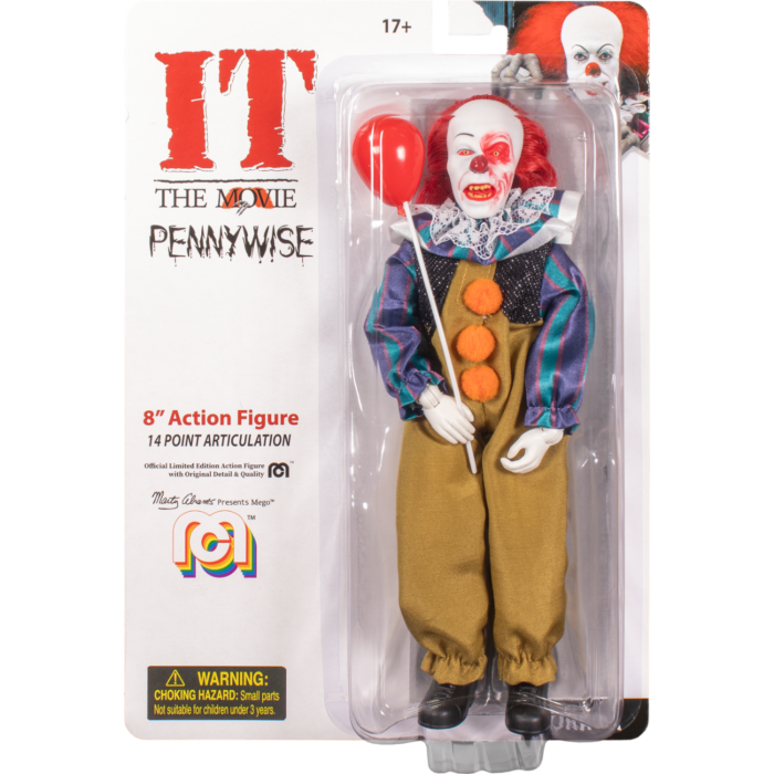 It - Pennywise 8” Mego Action Figure by Mego | Popcultcha