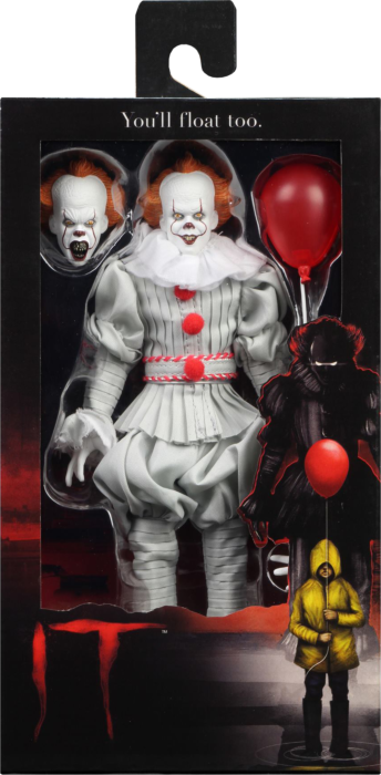 It (2017) | Pennywise Clothed 8” Action Figure by NECA | Popcultcha