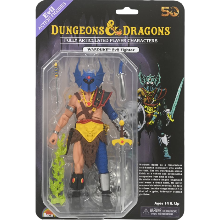 Dungeons & Dragons - Warduke 50th Anniversary Ultimate 7” Scale Action ...