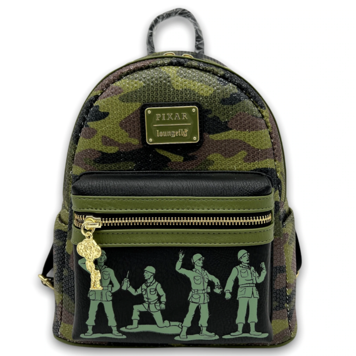 Toy Story Army Men 10 Faux Leather Mini Backpack by Loungefly Popcultcha