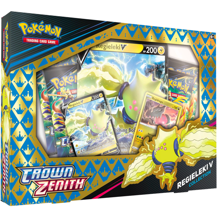 Pokemon - Crown Zenith Regieleki V Collection Box Set by The Pokemon ...