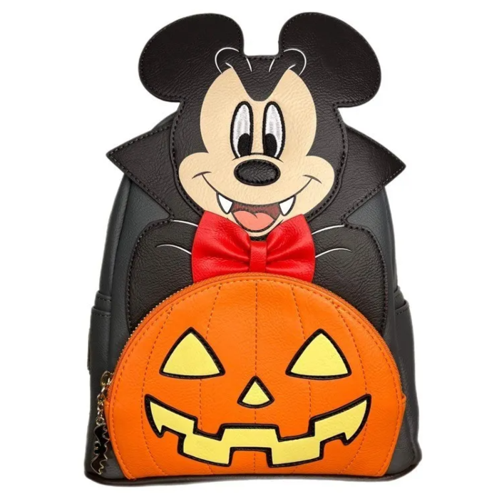 Loungefly shops Glow in the dark Mickey O'Lantern Pumpkin Halloween Backpack