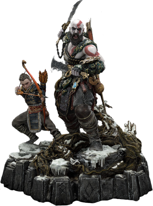 God newest of War & Atreus Statue