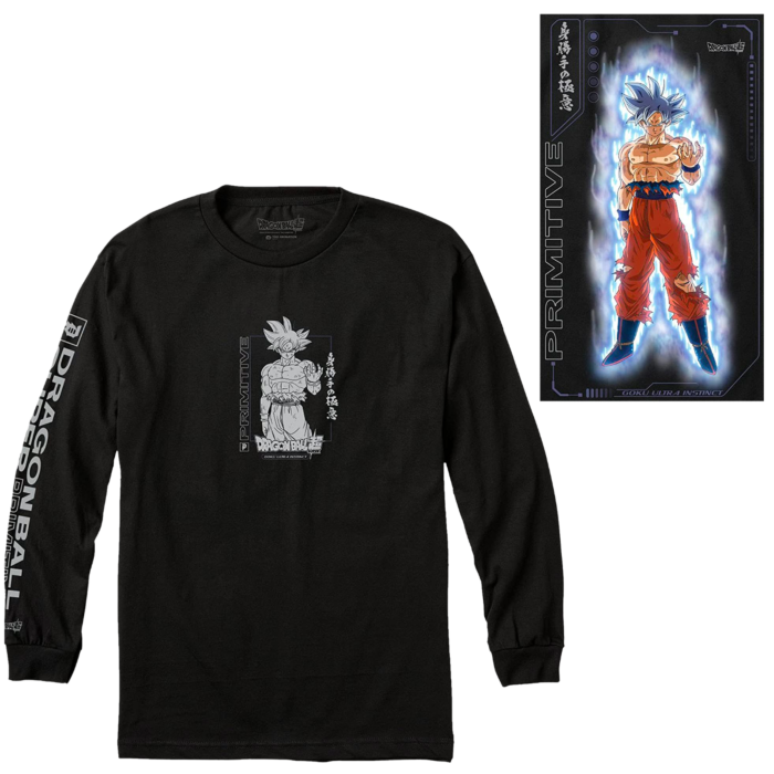 Primitive Dragon Ball high quality Super Goku Ultra Instinct Two Fer Jacket