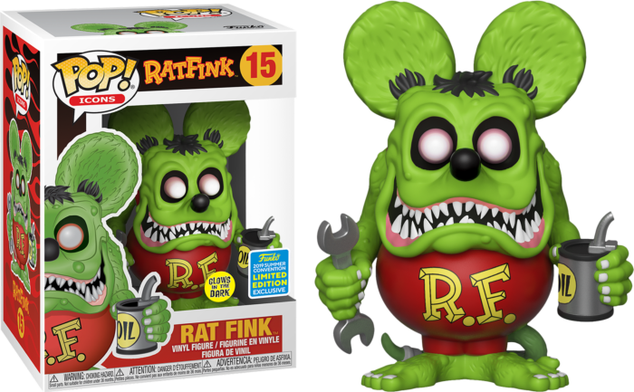 Funko pop! RatFink Rat Fink outlet 15 Ad Icons SDCC Summer Con Exclusive