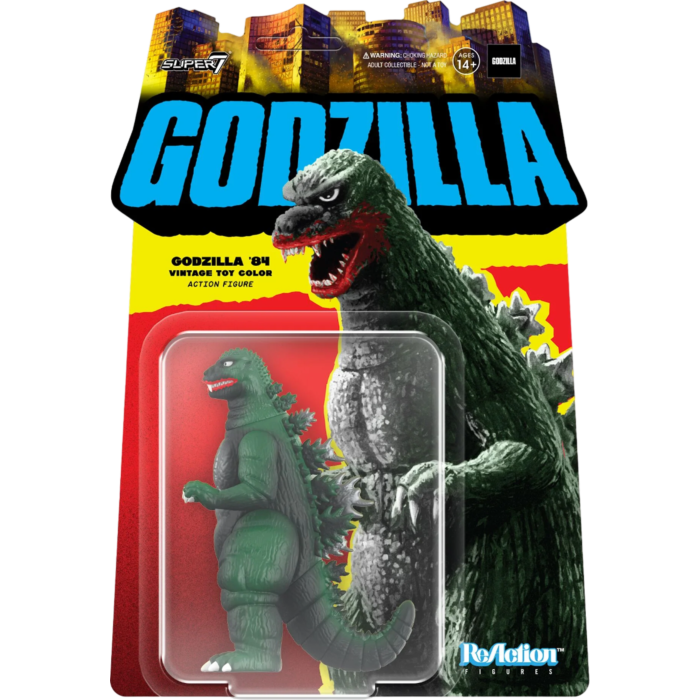 The Return of Godzilla (1984) - Godzilla '84 (Vintage Toy Re-Colour) Toho  ReAction 3.75 Action Figure by Super7 | Popcultcha