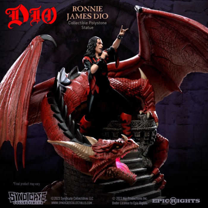 Ronnie James Dio | Dio with Dragon 1/10th Scale Statue by Syndicate  Collectibles | Popcultcha