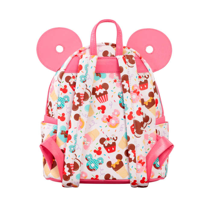 Disney Minnie Loungefly cupcake popular backpack and wallet set