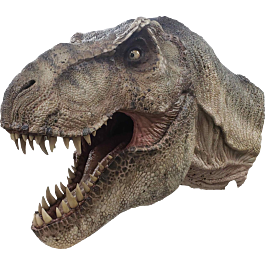 Jurassic Park - Screen Used T-Rex Head Reproduction 1:1 Scale Life-Size ...