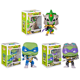 Offers Funko Pop Donatello TMNT Power Ranger 105 SDCC Exclusive Con Sticker