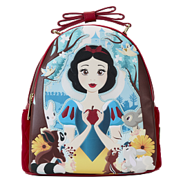 Loungefly velvet hot look Evil Queen Snow White mini backpack HTF