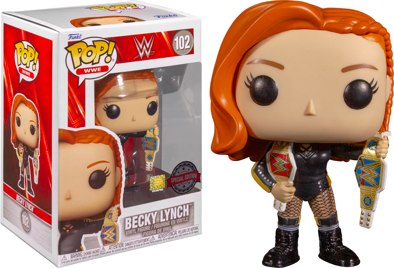 WWE | Becky Lynch with Two Belts Funko Pop! Vinyl Figure | Popcultcha