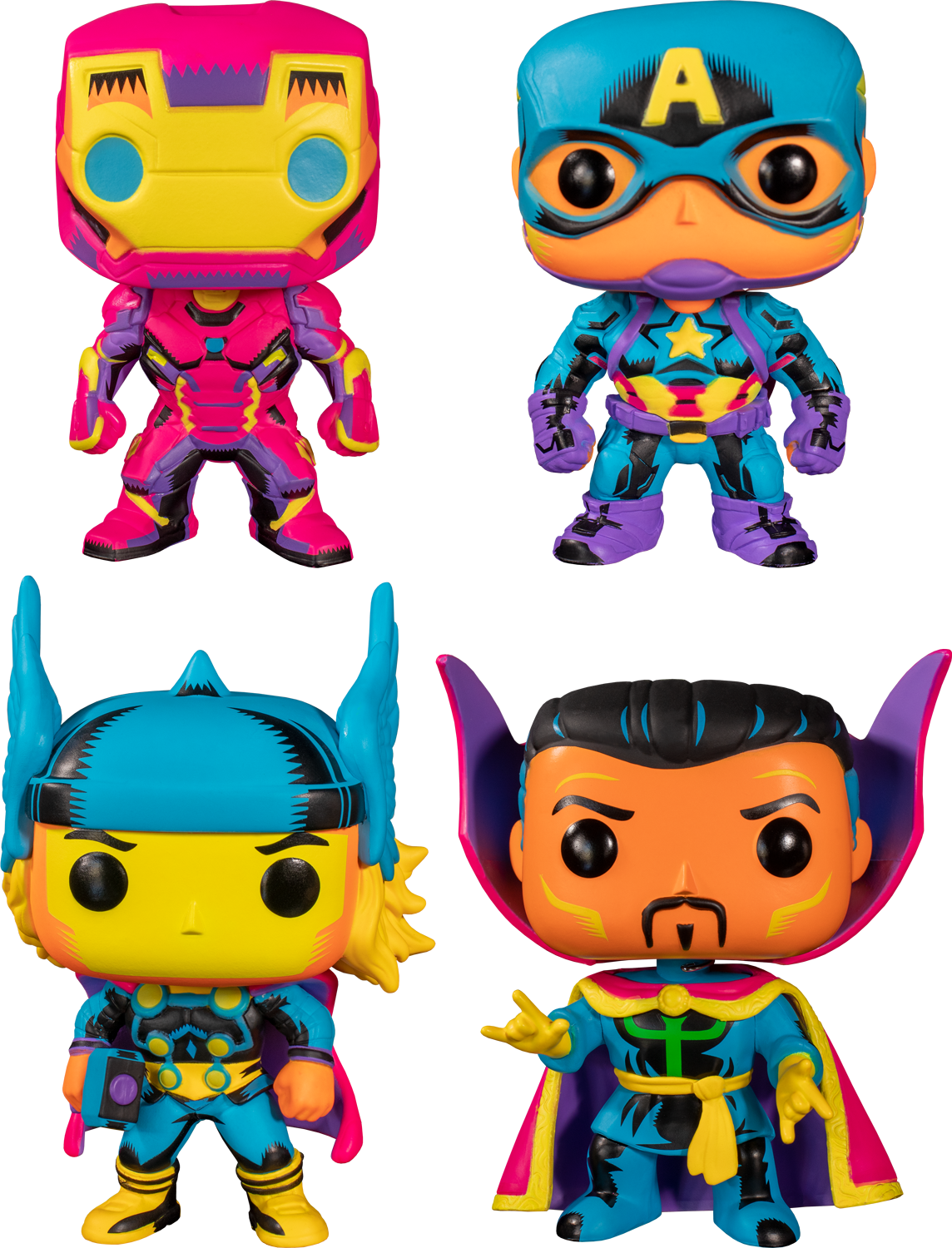 Hotsell Black Light Funko Set